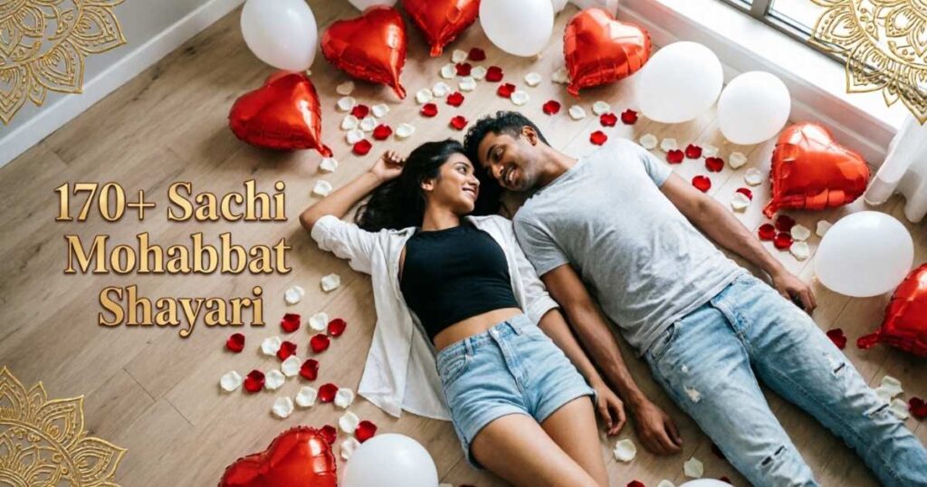 170+ Sachi Mohabbat Shayari | खूबसूरत मोहब्बत शायरी हिंदी मे 