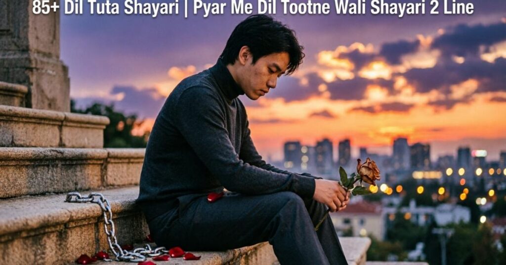 85+ Dil Tuta Shayari | Pyar Me Dil Tootne Wali Shayari 2 Line 
