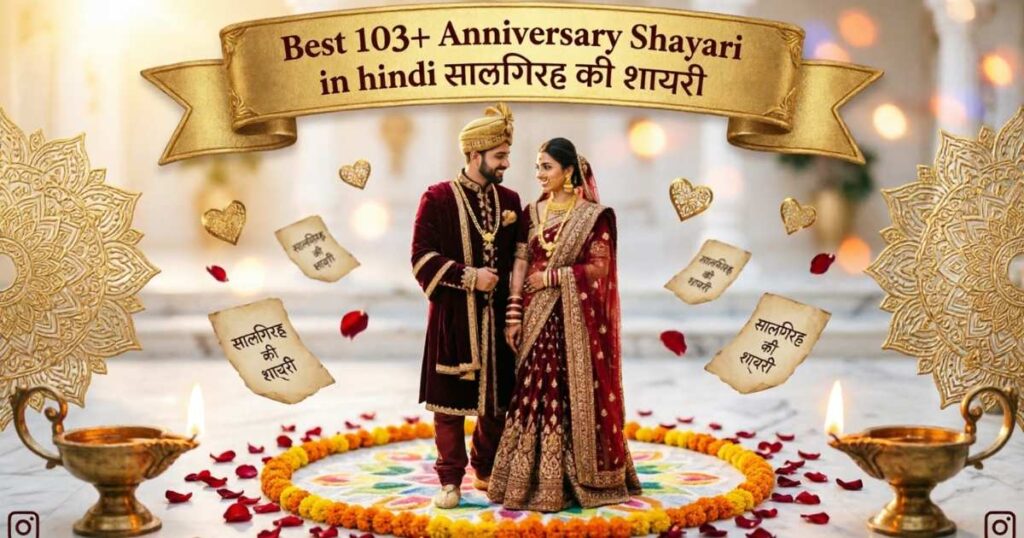 Best 103+ Anniversary Shayari in hindi सालगिरह की शायरी –