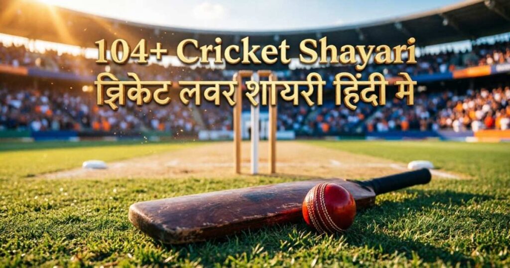 104+ Cricket Shayari In Hindi | क्रिकेट लवर शायरी हिंदी मे